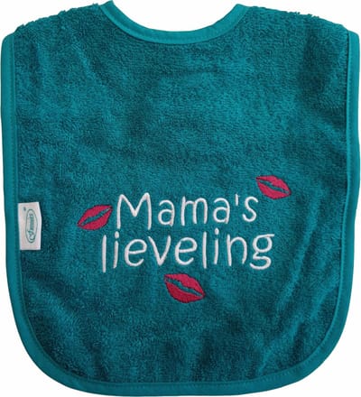 Lake green slab met "Mama's lieveling" - moeder, mamma, moederdag, kraamcadeautje, verjaardag, cadeautje, baby, groen
