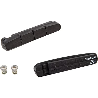r55c remblokken en bevestigingsbouten voor keramische velgen Shimano (x2)