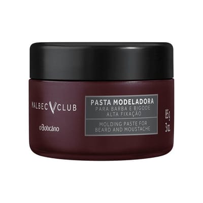 Malbec Club - voor mannen - Style wax voor de baard en snor -  85 gr - Modelleerende en snelabsorberende wax zonder je haar te verzwaren