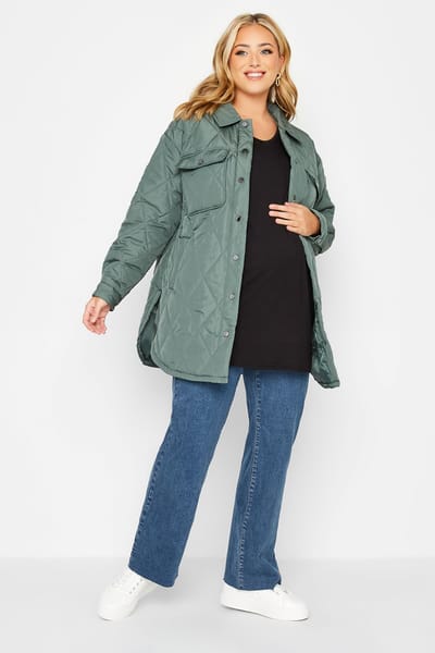 Bump It Up Maternity Jeans Met Wijde Pijpen In Middenblauw Size Short > 44