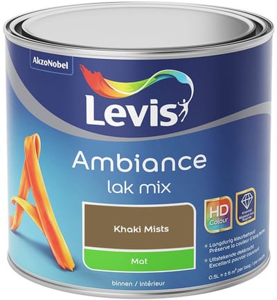 Levis - Ambiance Lak Mat Mix - Khaki Mists - Mengverf - 0,5 L