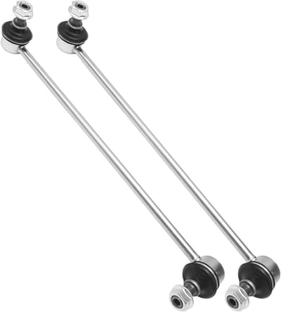 Stabilisatorstang Set - Koppelingsstang Pendelhouder - Verbeteren Rijstabiliteit - Stevig Stalen Materiaal - 335 mm - Zilver