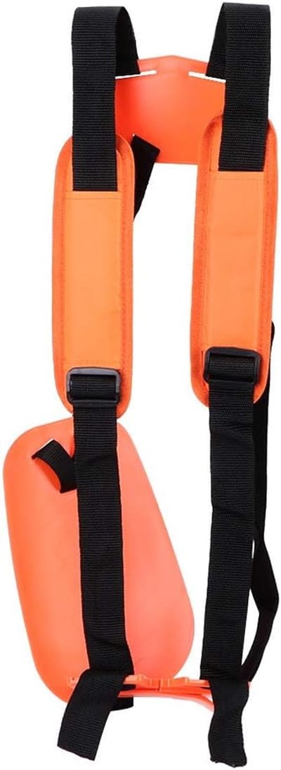 Draagtuig Bosmaaier - Schouderband Tuin - Tuinonderhoud Werken - Dubbele Harnas Verdeling - 26x16x4 cm - Oranje