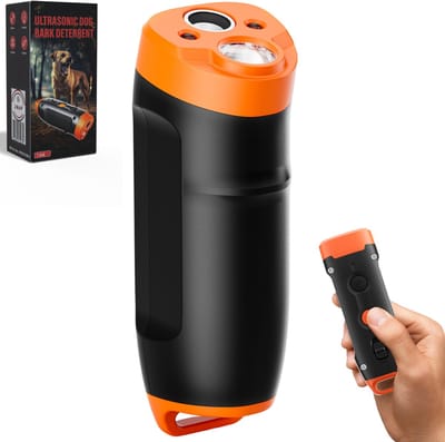 ZnaP® Anti Blaf Apparaat - Ultrasone Hondentrainer - 4-in-1 - Zonder Schok - Diervriendelijk - USB Oplaadbaar - LED - Bereik 12m - Waterbestendig - Voor Kleine & Grote Honden