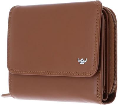 Golden Head Leren portemonnee Polo RFID Protect RV-Börse 3316 Cognac bruine