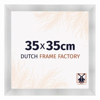 Fotolijst 35x35 cm - MDF - Aluminium Geborsteld - Praag