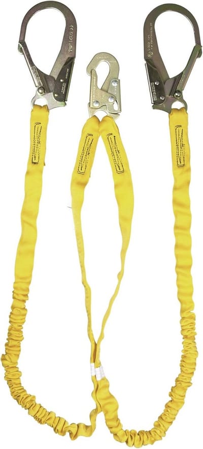 Dubbele Been Interne Schoklanyard 6 Voet met Rebar Haak