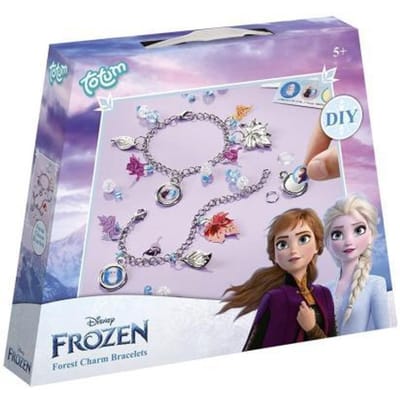 Disney Frozen Totum bedel armbandjes maken met Anna en Elsa speelgoed meisjes vanaf 5 jaar - knutselen vriendschapsarmbandjes - Forest Charm Bracelets cadeau tip