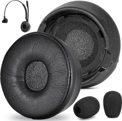 Vervangende Oorkussens en Microfoon Schuim voor Jabra Engage 55/65/75 Mono Headset - Comfortabele en Duurzame Oorkussens voor Optimale Geluidskwaliteit en Gebruiksgemak