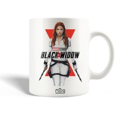 Keramische mok Black Widow Logo Filmposter 2021