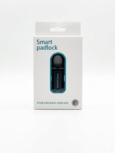 Mini Vingerafdruk Hangslot - USB Oplaadbaar - Voor Rugzak, Koffer en Kast - Compact Veiligheidsslot - Sleutelloos Ontgrendelen