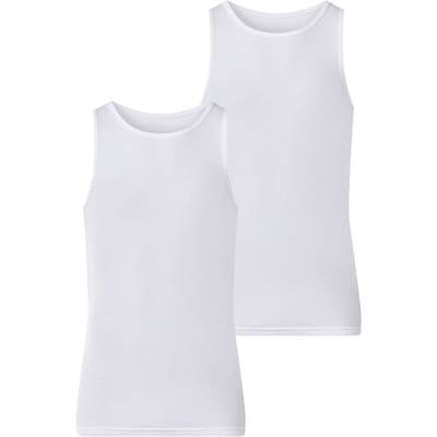 ESMARA MEN Set van 2 heren hemden (Wit, S)