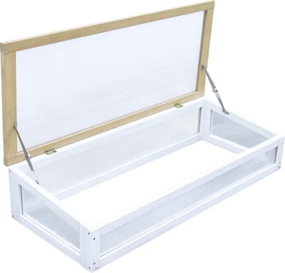 AXI Broeikast tbv Kweektafel Bruin/wit