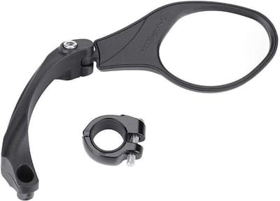 Verstelbare Fiets Achteruitkijkspiegel, 360° Rotatie, Stalen Bevestiging voor Mountainbike en Racefiets, Links/Rechts Gebruik