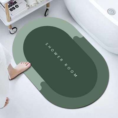 Diatomeeën Modder Mat Badkamer Toilet Tapijt Absorberende Voetmat Eenvoudig Antislip Sneldrogend Toiletmat Crystal Fleece