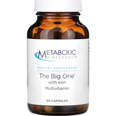 Metabolic Maintenance, Big One, avec fer, 90 capsules