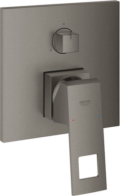 Grohe Eurocube Douchekraan Inbouw - 2 knoppen - mengkraan - brushed hard graphite