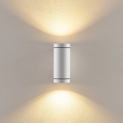Deko-Light Buitenwandlamp ShoreLine Pro Round up/down, wit, GU10