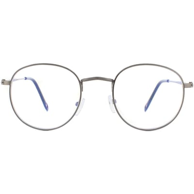 Montana Eyewear HBLF54 Blauw licht filter leesbril +1.00 Gunmetal