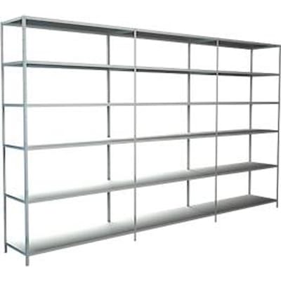 Insteekstellingen - B 2600 x D 350 x H 2300 mm - wit