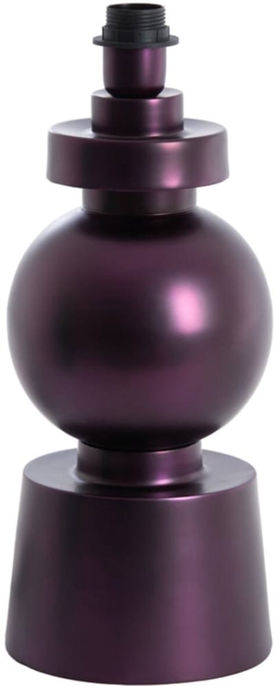 Tafellamp - paars - BODIOSA - metaal - Ø 18cm - E27 - 8315986 - Light & Living