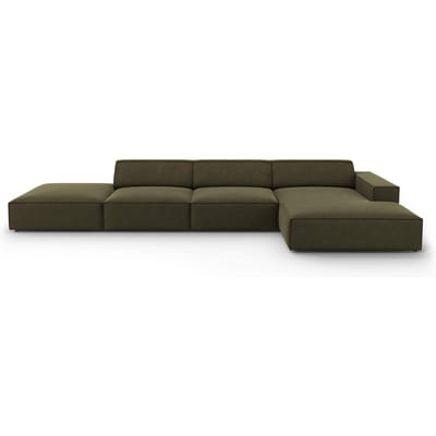 5-zits hoekbank Jodie velvet rechts | Micadoni Limited Edition