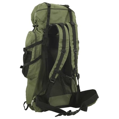 vidaXL - Wandelrugzak - 80 - L - oxford - stof - legergroen