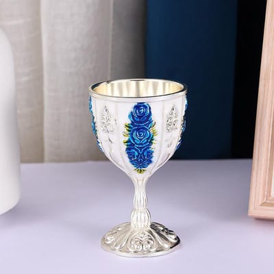 Metalen wijnglazen Retro serviesgoed Goblet Vintage Europese stijl Spirit Vodka Champagneglazen voor bar Home Decor