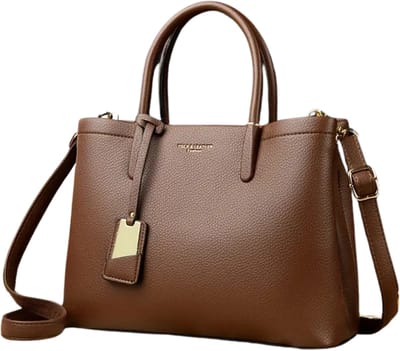 Bovista Handtas Dames - Schoudertas - School - Shopper - Schooltas - Werktas - Donkerbruin