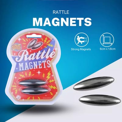 Henbrandt - Rattle Snake Magneet - Rammelaar Fidget Speelgoed - Stressverlichtend en Educatief - Magic Snake Eggs