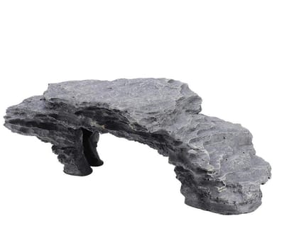 Dailygoods- Schildpad Platform 19,5 x 9 x 7 cm - Reptiel Klimplatform - Schuilgrot - Koesterplaats - Habitat voor Reptielen - Natuurlijke uitstraling - Reptielenplatform