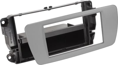 2-DIN Paneel geschikt voor Seat Ibiza (6J) 06/2008-06/2015 Kleur: Dublin Grijs