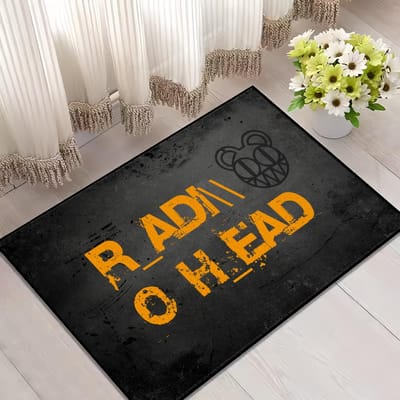 De Band Radiohead Deurmat Welkom Entree Balkon Badkamer Vloer Antislip Tapijt Slaapkamer Tapijt Huisdecoratie 50x80cm