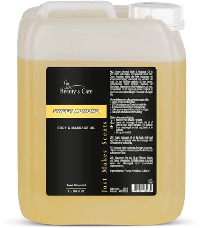 Zoete Amandel olie - Beauty & Care - 5 L. new