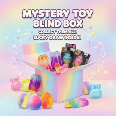 Schattige Squishy Mysterie Blinde Doos Willekeurig Knijp Fidget Speelgoed Verrassing Stressverlichter Cadeau Voor Alle Leeftijden gray