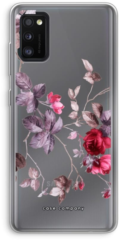 Case Company® - Hoesje geschikt voor Samsung Galaxy A41 hoesje - Mooie bloemen - Soft Cover Telefoonhoesje - Bescherming aan alle Kanten en Schermrand