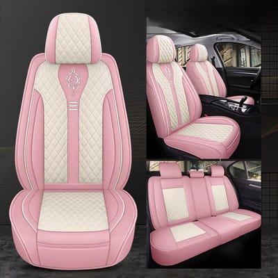 Housses de siège de voiture de luxe en cuir PU, coussin de sièges d'auto universel quatre saisons, protection de siège intérieur de chaise, accessoires