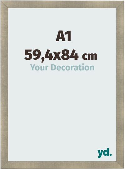 Your Decoration - Fotolijst A1 59,4x84 cm - MDF - Goud Antiek - Pisa