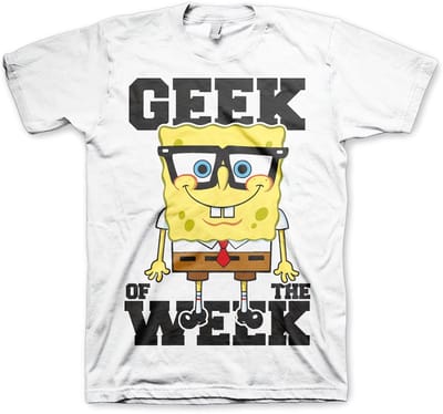 SpongeBob Squarepants Geek Of The Week Big Tall T-shirt NIC-1-SB004-H49-10