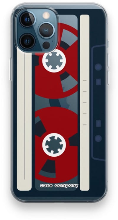 Case Company® - Hoesje geschikt voor iPhone 12 Pro hoesje - Here's your tape - Soft Cover Telefoonhoesje - Bescherming aan alle Kanten en Schermrand