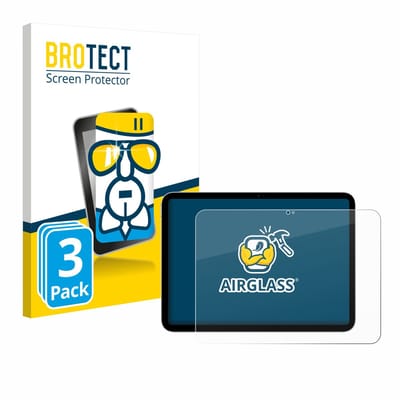 Screenprotector 3 Stuks voor Apple iPad A16 11" WiFi 2025 (11. Gen.) Beschermglas transparant
