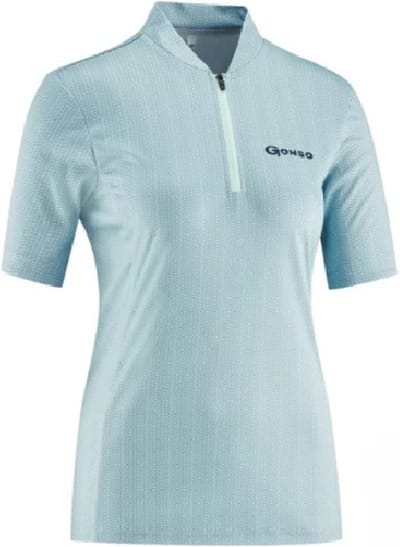 GONSO Fodara - Dames fiets shirt - Blauw - Maat 38