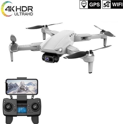 LUXWALLET LIBRA² SE - 30KM/h - 214 Gram - Obstakel Ontwijking - WiFi GPS 4K Drone - Stabilisator - 1200 Meter 5G Afstand + 1x Accu - Grijs