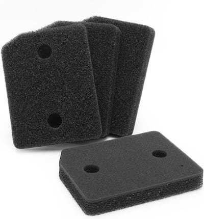 Set van 4 Vervangfilters voor Miele T1 Warmtepompdroger, Fijn en Grof, 207 x 157 x 30 mm, Tumble Droger Accessoires, Pedestal Filter, Sponsfilter Mat