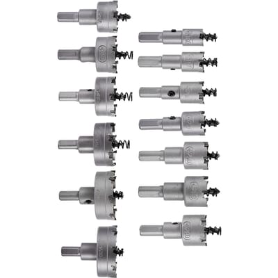 13-delige set 16 18 20 22mm Carbide Tip TCT Boor Gatzaag Set RVS