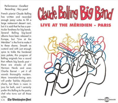Claude Bolling Big Band - Live At The Méridien - "Paris" (CD)