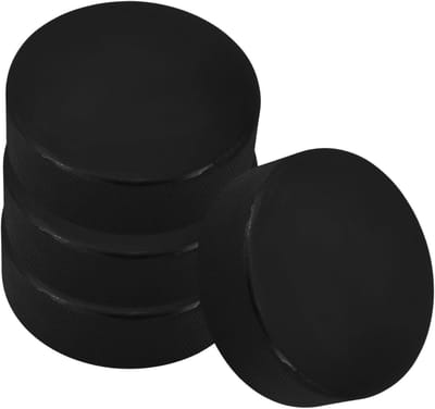 Hockeyballen Set - Sport Pucks - Sport Training - Hoge Hardheid Rubber - 4 Stuks - Zwart
