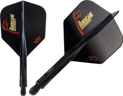 Condor Axe - Kim Huybrechts The Hurricane - Std.6 Black - Dart Flights