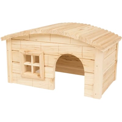Duvoplus - Hok - Knaagdier - Knaagdieren Houten Lodge Koepeldak 20,5x13x12cm - 1st