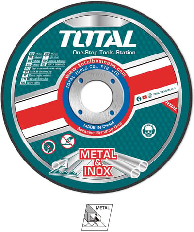 Set van 10 Doorslijpschijven Ø 125 mm voor Metaal en RVS - 1.2 mm Dik